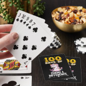 100 dagen van het maken van een verschil Eenhoorn  Pokerkaarten (Insitu)