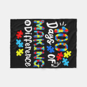 100 dagen van het maken van een verschil school Ki Fleece Deken (Voorkant (Horizontaal))