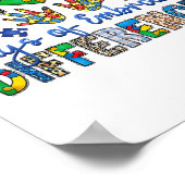 100 dagen van het omarmen van verschillen Autisme Poster (Hoek)