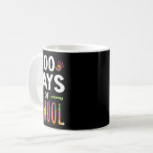 100 dagen van het schoolteam van het Gezegde-Cute Koffiemok (Voorkant links)