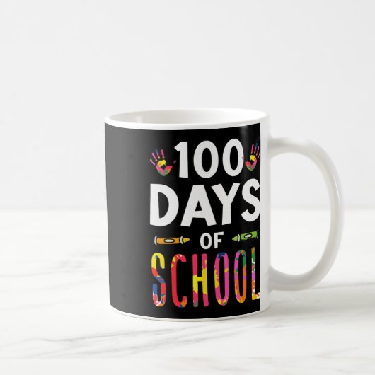 100 dagen van het schoolteam van het Gezegde-Cute Koffiemok (Rechts)