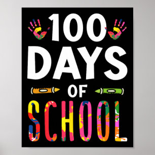 100 dagen van het schoolteam van het Gezegde-Cute  Poster