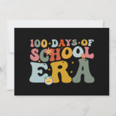 100 dagen van het schooltijdperk Groovy Leraar Kin Kaart (Voorkant)