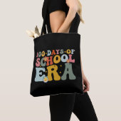 100 dagen van het schooltijdperk Groovy Leraar Kin Tote Bag (Dichtbij)