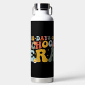100 dagen van het schooltijdperk Groovy Leraar Kin Waterfles (Voorkant)