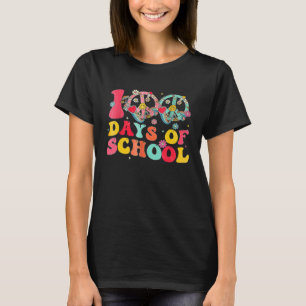 100 dagen van hippie Retro GR voor het ondertekene T-shirt