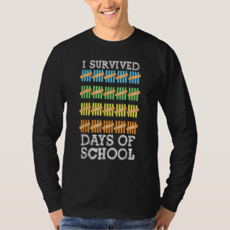 100 dagen van Kinderen op school die ik heb overle T-shirt