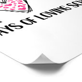 100 dagen van liefdevolle school 100ste dag van sc poster (Hoek)