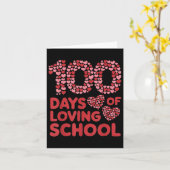 100 dagen van liefdevolle schoollerares vrouwen 10 kaart (Gele Bloem)