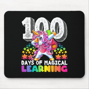 100 dagen van magisch leren dabbing eenhoorn cadea muismat