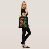 100 dagen van magisch leren graafmachine school tote bag (Op model)