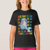 100 dagen van magisch leren zeemeermin school t-shirt (Voorkant)