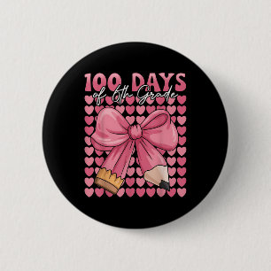 100 dagen van meisjes van de 6e klas Schattigee bo Ronde Button 5,7 Cm