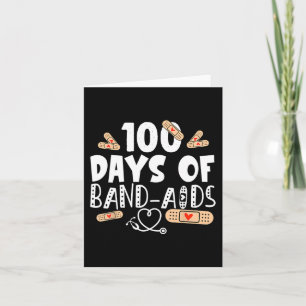 100 dagen van pleisters - school verpleegkundige 1 kaart