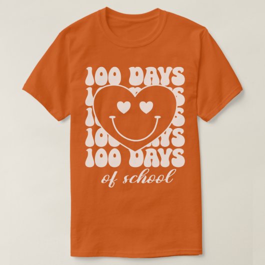100 dagen van school 1 t-shirt (Design voorkant)