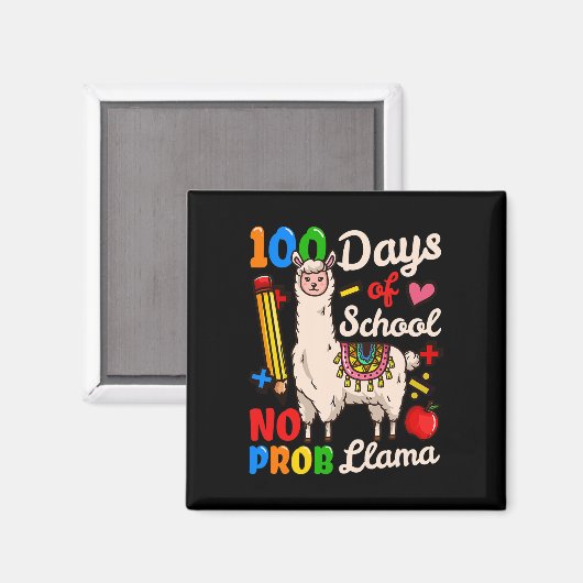 100 dagen van school 2 magneet (Voorkant / Achterkant)