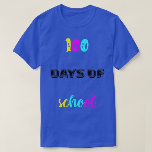 100 DAGEN VAN SCHOOL 78 T-SHIRT (Design voorkant)