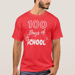 100 dagen van school 8 1 t-shirt