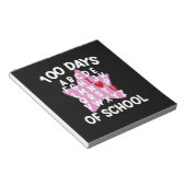 100 dagen van school alfabet 100e dag leraar notitieblok (Schuin)