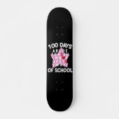 100 dagen van school alfabet 100e dag leraar persoonlijk skateboard (Voorkant)