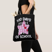 100 dagen van school alfabet 100e dag leraar tote bag (Dichtbij)