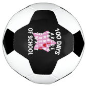 100 dagen van school alfabet 100e dag leraar voetbal (Gedraaid)