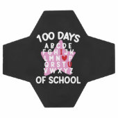 100 dagen van school alfabet 100e dag leraar voetbal (Enkel)