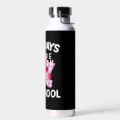 100 dagen van school alfabet 100e dag leraar waterfles (Links)