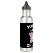 100 dagen van school alfabet 100e dag leraar waterfles  (Links)