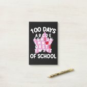 100 dagen van school alfabet 100ste dag leraar post-it® notes (Op bureau)