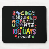 100 Dagen van School Alphabet Lore Abc's School Ko Muismat (Voorkant)