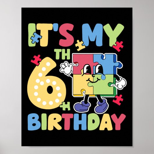 100 Dagen van School Autisme Bewustzijn 100ste Dag Poster (Voorkant)