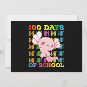 100 dagen van school Axolotl leraar Kaart