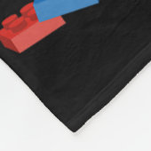 100 dagen van School Bouwstenen Master Builder Fleece Deken (Hoek)