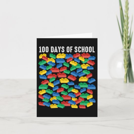 100 dagen van School Bouwstenen Master Builder Kaart (Voorkant)