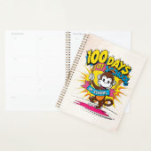 100 Dagen van School Celebration Fun Monkey Design Planner (Display)