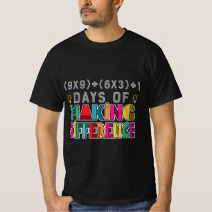 100 Dagen van School die een Verschil maken ,100st T-shirt