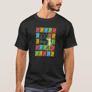 100 Dagen Van School Dinosaur 100ste Dag Leraar T-shirt