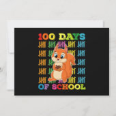 100 dagen van school eekhoorn leraar kaart (Voorkant)