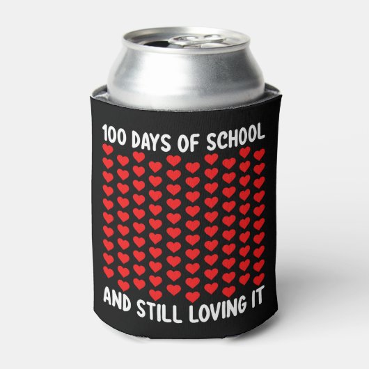 100 dagen van school en nog steeds liefdevolle het blikjeskoeler (Blikje Voorkant)