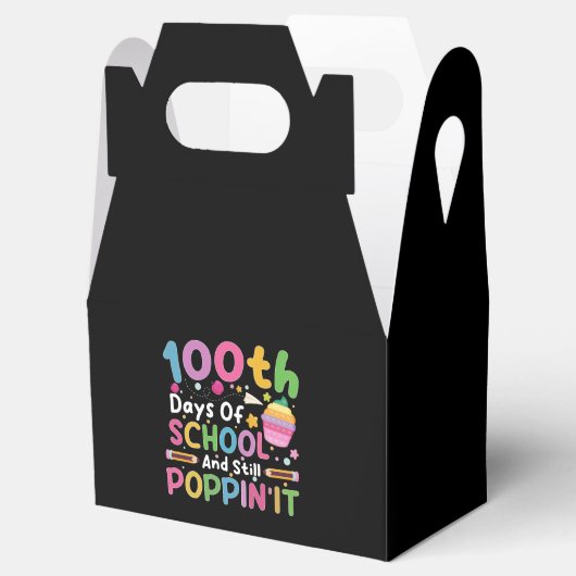 100 dagen van school en nog steeds poppin' meisje bedankdoosjes (Geopend)
