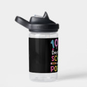 100 dagen van school en nog steeds poppin' meisje waterfles (Rechts)