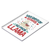 100 Dagen van School Geen Prob Llama Notitieboek (Linkerzijde)