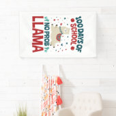 100 Dagen van School Geen Prob Llama Spandoek (Insitu)