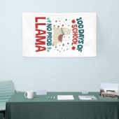 100 Dagen van School Geen Prob Llama Spandoek (Beurs)