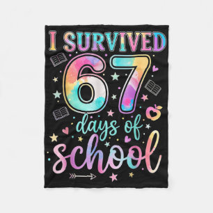 100 dagen van school ik heb 67 dagen van school ov fleece deken