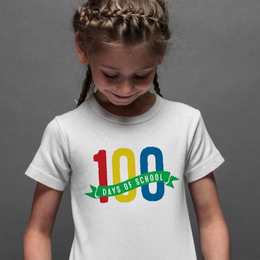 100 dagen van school kind shirt