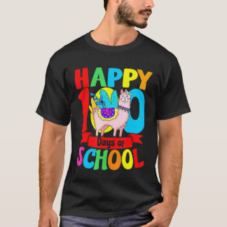 100 Dagen Van School Leraar Student Llama T-shirt