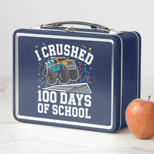 100 Dagen van School Monster Truck 100th Day Schoo (In situ)