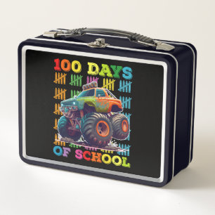 100 Dagen Van School Monstertruck Leraar Student